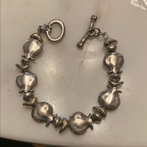 Danon | Silver plated pomegranate bracelet